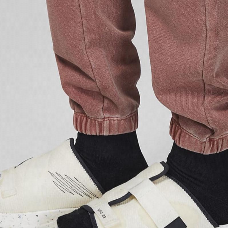 Jordan MJ Essentials Solid Color Drawstring Casual Jogger Pants Kids bottoms Orange FZ1803-898