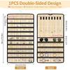 Hanging Jewelry Organizers and Storage, Double-Sided Jewelry Necklace Holder for Jewelries, Earrings, Accessories, Rings on Closet, Door, Wall