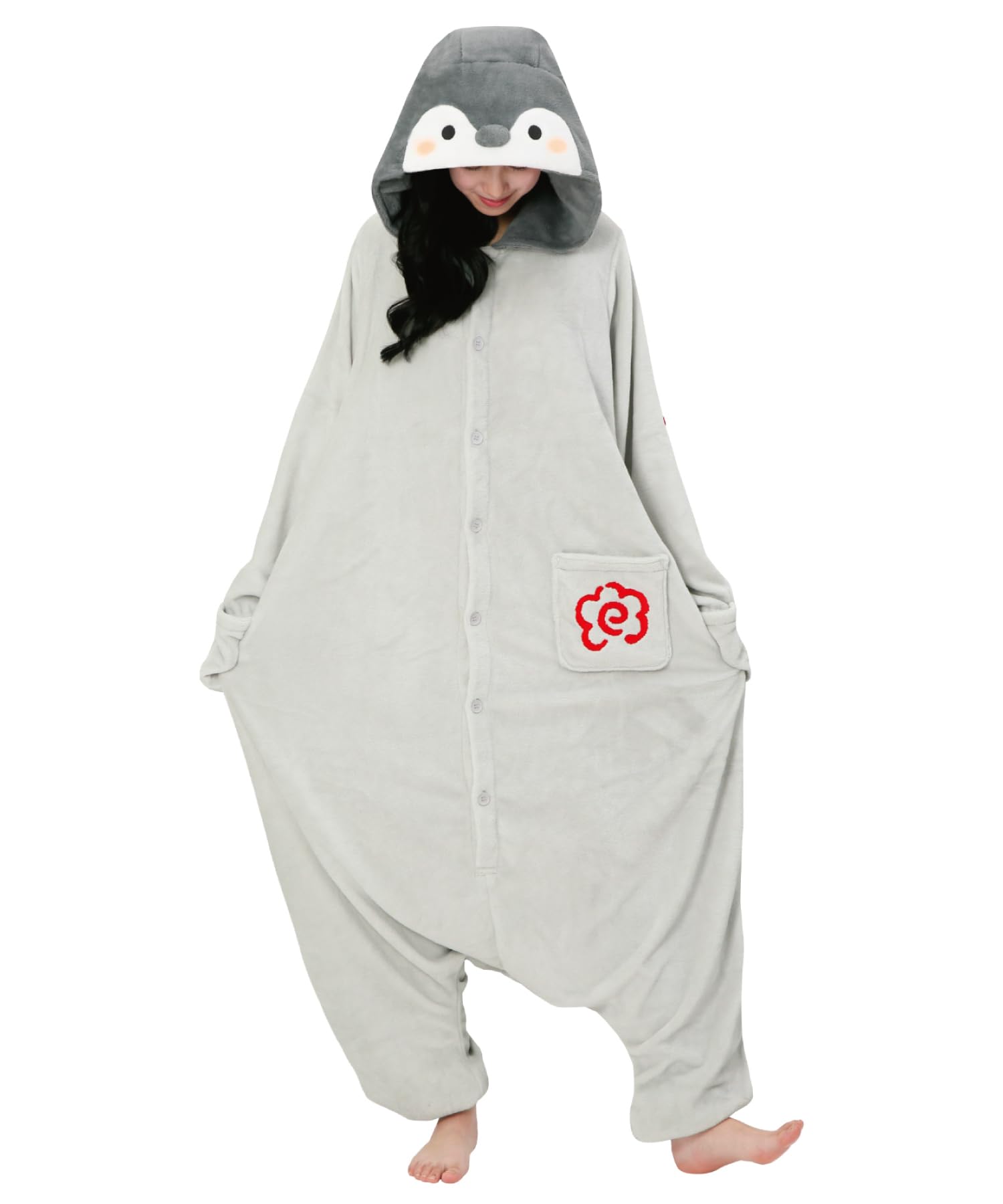 Character Costume for One Size Fits All [SAZAC] Koupen-chan Children, Fleece, [szc376h/GY/130]