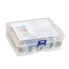 2600Pcs Metal Film Resistor Assortment Kits 1Ohm-10MOhm 130 Values Resistor Kits for Projects Experiments Easy to Use