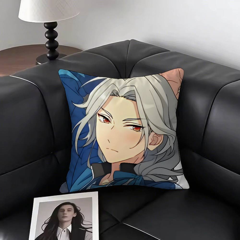 1pc Nagisa Ran Pillow Case Fashion Square Pillowcase Bedroom Sofa Room Ins Decoration Leisure