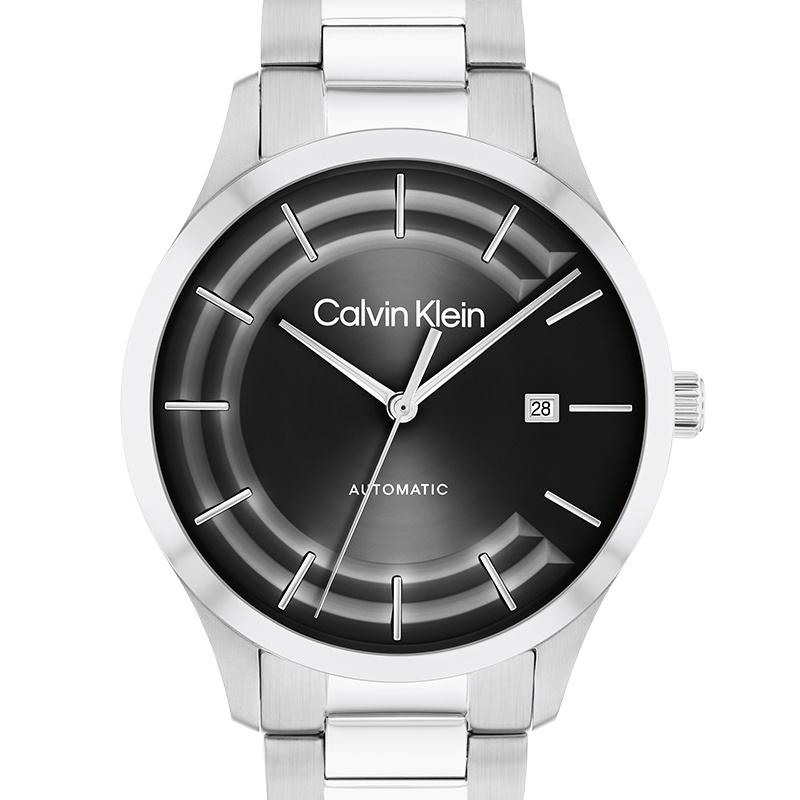 Calvin Klein Knight Series Watch Automatic Mechanical Movement Steel Strap 40mm Bla Dial Uniform for Men and Women Life Waterproof 25300021