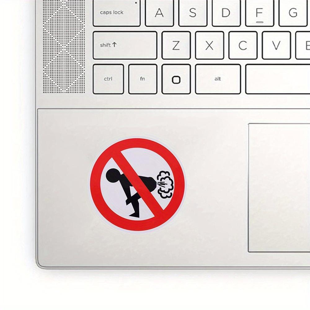 Funny 'No Farting' Vinyl Car Decal - Durable PET Sticker for Vehicle Exterior Car Stickers Refrigerator, Computer, Suitcase, Creative Stickers