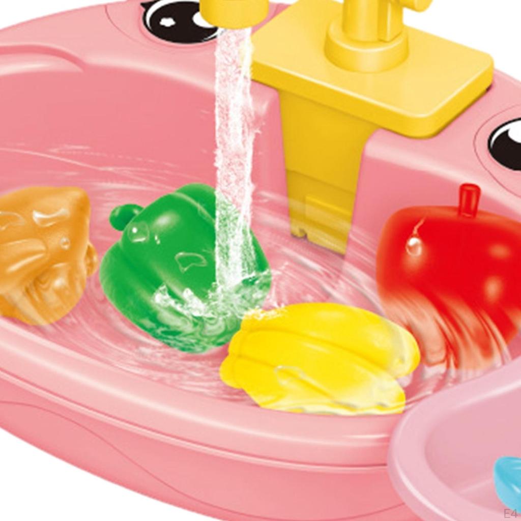 Sink Toys Dishes with Water for Children