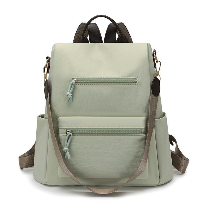 Schoolbag anti-theft bag backpack women's 1011 new fashionable versatile large-capacity schoolbag outdoor leisure women's backpack wholesale