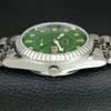 JAPAN VINTAGE REFURBISHED SEIKO 5 AUTOMATIC MENS GREEN DIAL WATCH a444276-1