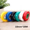 Flame Retardant Electrical Insulation Tape High Voltage PVC Electrical Tape Waterproof Self-adhesive Tape 18mm*30MPinstriping Tape 3