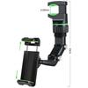 Universal Car & Desktop Phone Holder - Rearview Mirror Clip