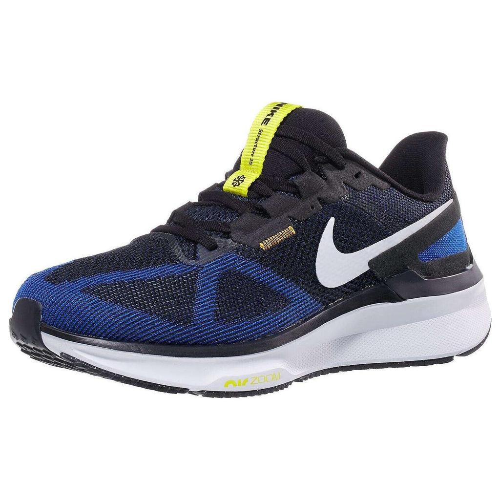 Nike Air Zoom Structure 25 Black Racer Blue Men Sneakers Sundial White DJ7883-003