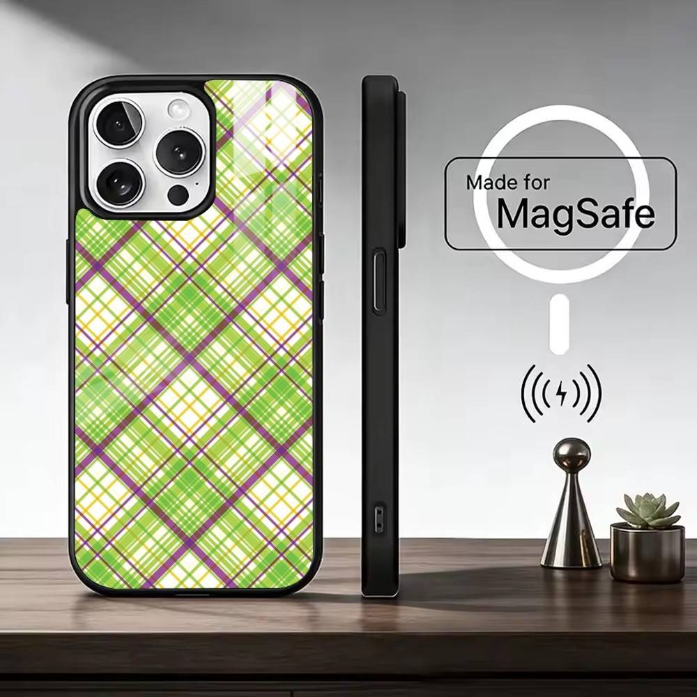 C-Clan Stewart Dress Tartan Phone Case For iPhone17,16,15,14,13,12,11 Plus,Pro Max Magnetic For Magsafe Wireless Charging