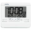 Seiko Clock Table Clock Alarm Clock Wall Clock Digital Temperature and Humidity Display PYXIS Pixis Body 9 X X Cm NR538W Size 10.5 4.2
