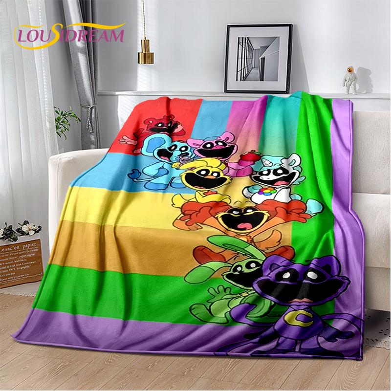 Cute S-Smiling C-Critters Catnap Craftycorn Cartoon Soft Blankets,Throw Blanket Comfortable Blanket for Beds Sofa Home Kids Gift