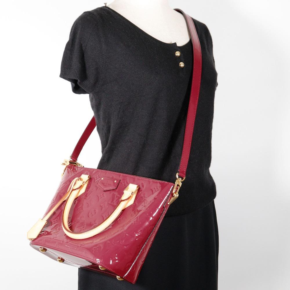 Louis Vuitton Montebello PM Handbag M90166 2WAYShoulder Rose Andian Pink Monogram Vernis Women Used