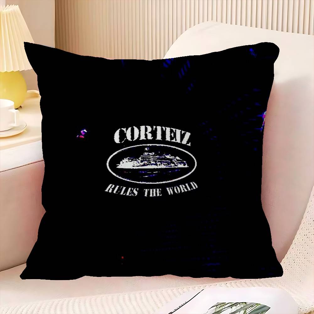 Hot Fashion C-Corteizs Cushion Cover Pillowcase Upholstery Sofa Throw Pillow Home Decor Pillowcas