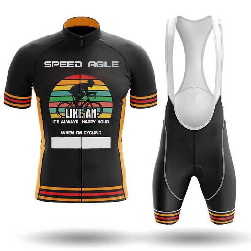 2026 Summer Breathable Cycling Suit Bicycle Various Short-sleeved Strap Clothes for Men and Women, Moisture Absorption, Breathability and Perspiration
