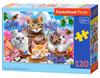 Puzzle 120 pieces B-13524-1 Kittens with Flowers