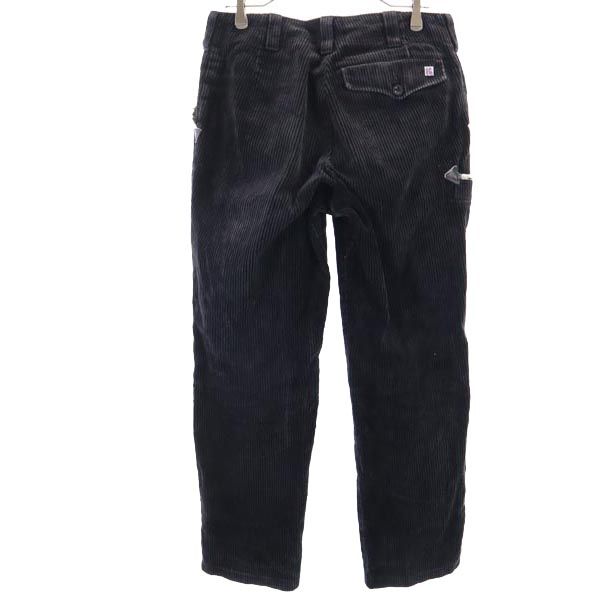 VINTAGE Black Corps Corduroy pants black Logger Pants Men's Used