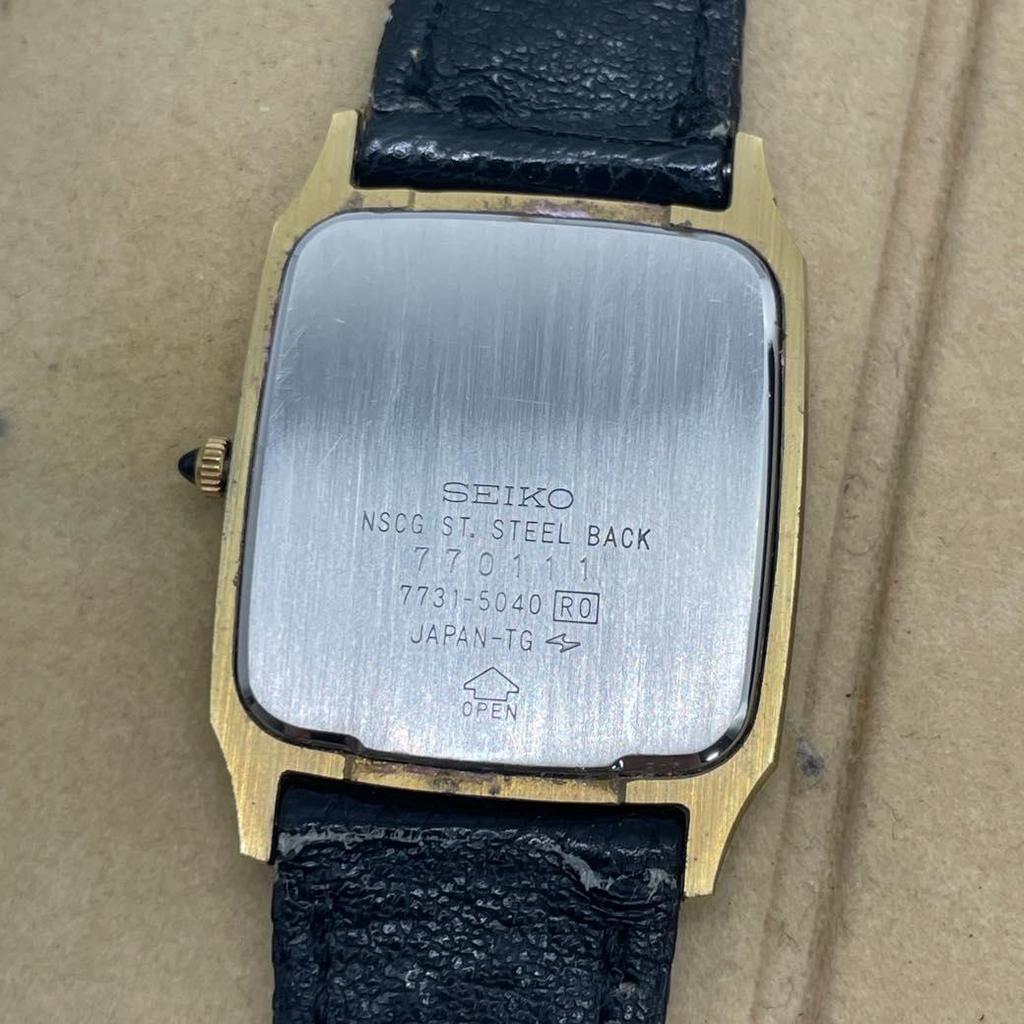 [USED] SEIKO Dorce 7731-5040 (unused) with case