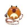 Popular children's change bag Kapibara student satchel handbag bag versatile silicone bag change bag