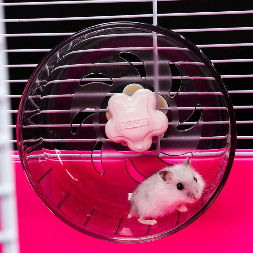 Silent Hamster Running Wheel 13cm Rat Roller Treadmill Hamster Exercise Wheel for Pet Cage