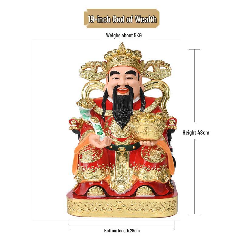 Fan Li God of Wealth Figurine – New Year Office & Home Decor