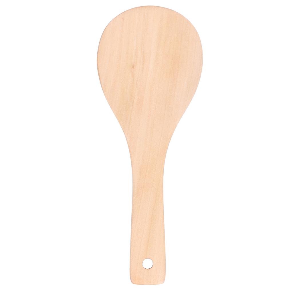 Round Head Shovel Wooden NonStick Rice Spoon Kitchenware Kitchen Utensils for Home