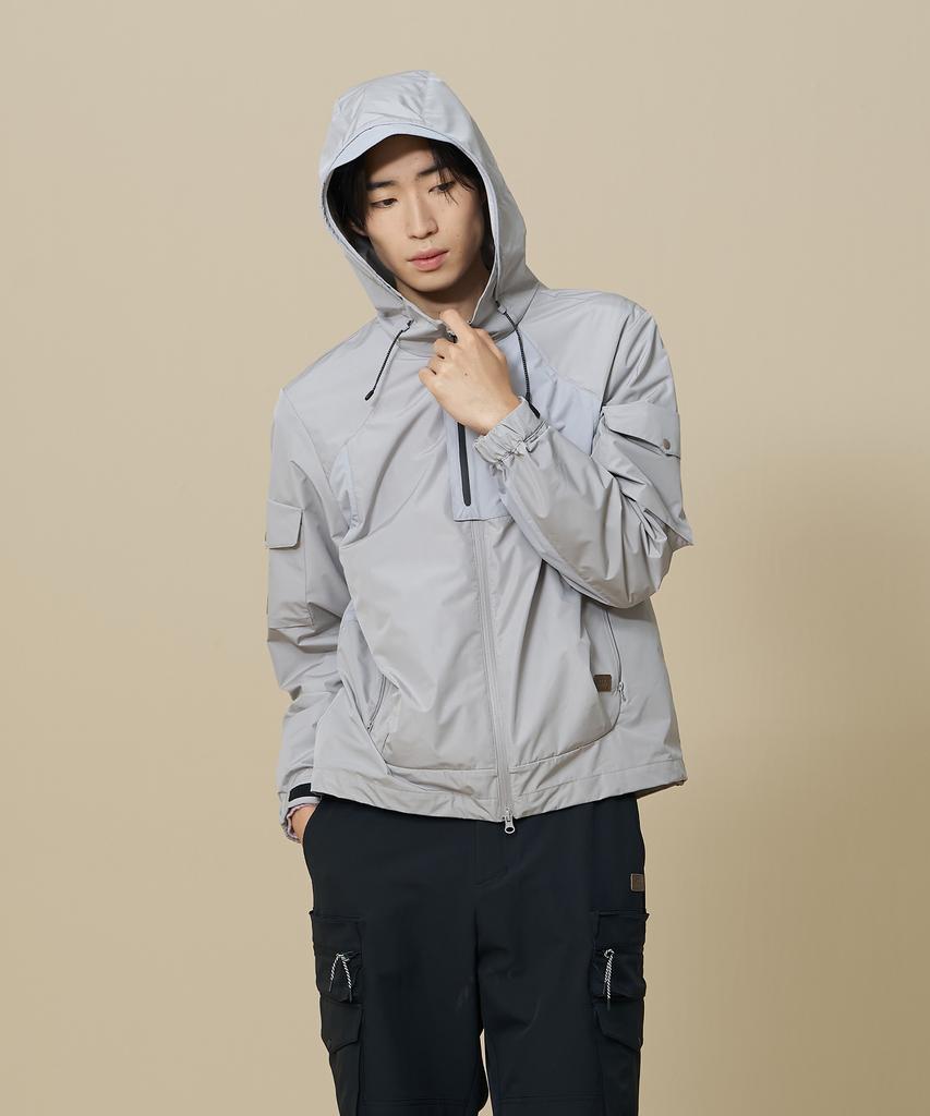 Bbc Earth Silver Tpu Shell Jacket_Light Grey