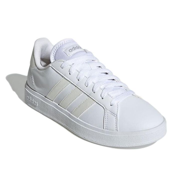 Adidas Neo Grand Court Lifestyle Court Comfortable Casual Durable Lightweight Low-Top Skate Shoes Women sneaker Cloud-White GY9869