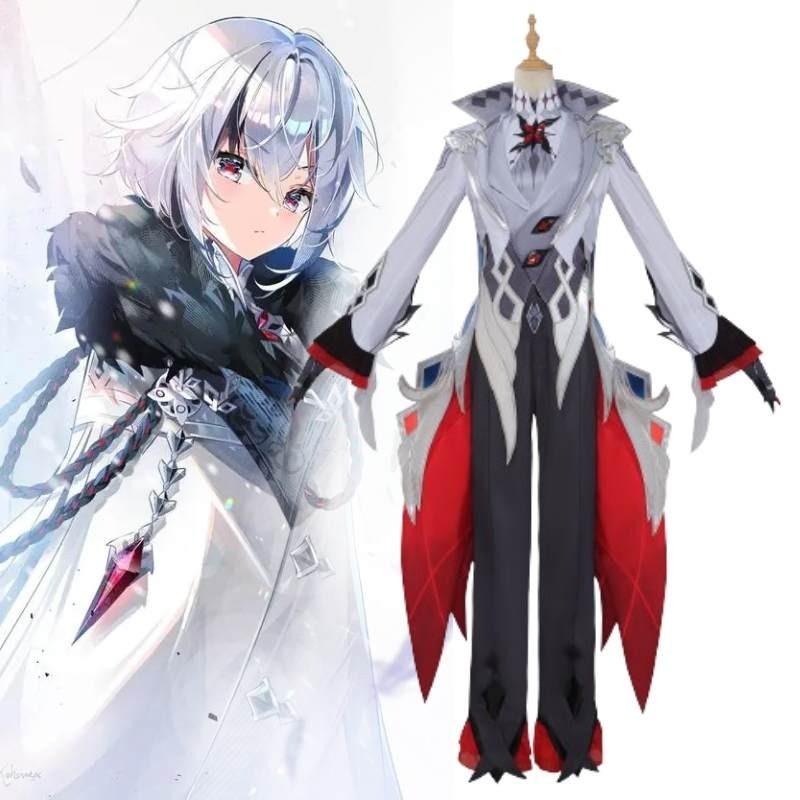 Impact Arlecchino Genshin Cosplay Costume Game Cartoon Virtual Character Party