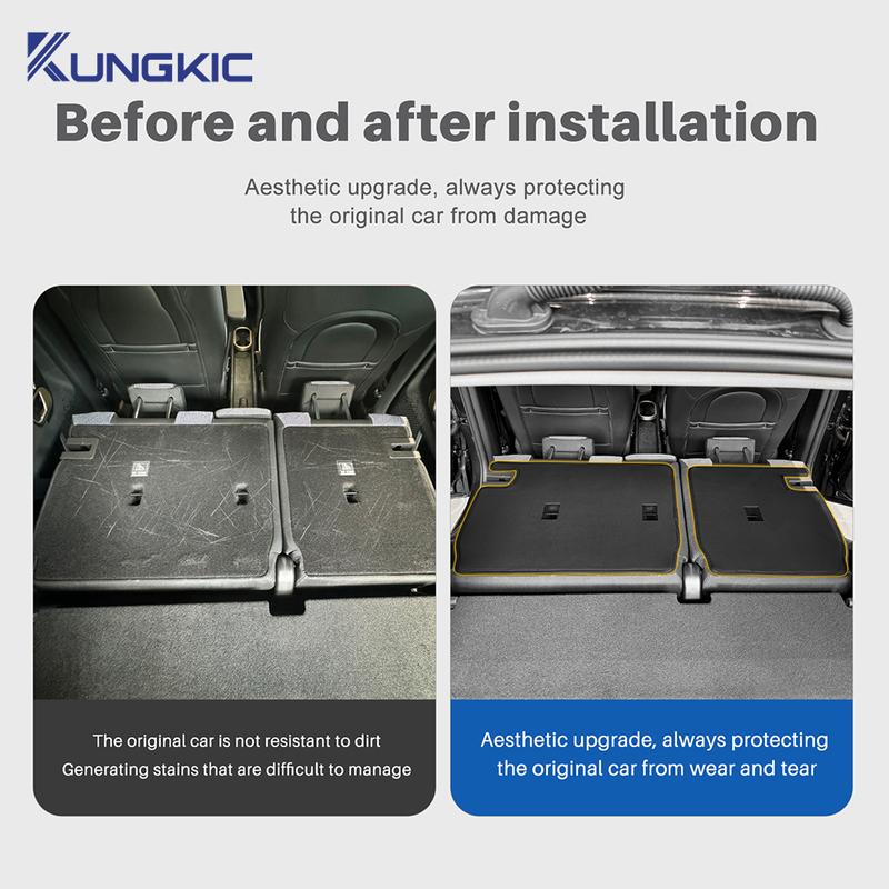 PU Leather Rear Seat Anti-Kick Protective Mat Anti-Dirt Pad For Mini Cooper S Aceman J05 2024-2025 Interior Accessories