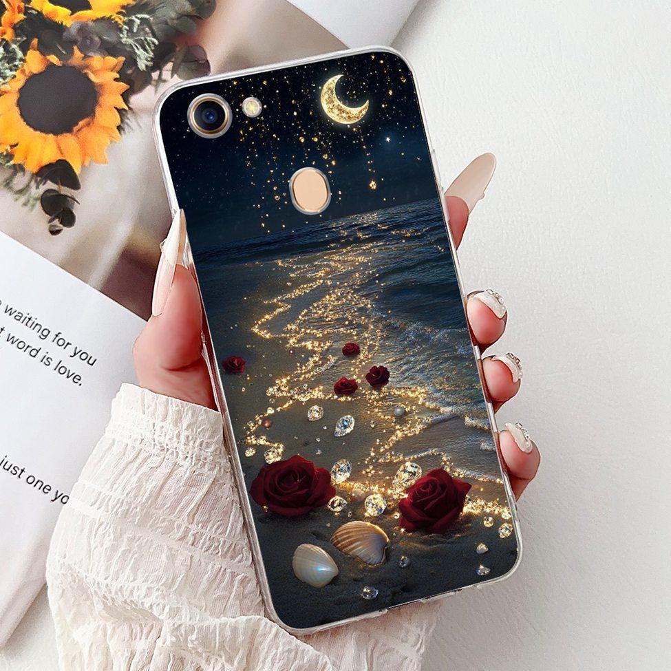 Clear Casing For Oppo F5 CPH1723 CPH1727 Cover For Oppo F5 Youth Case CPH1725 Luxury Butterfly Love Fashion Cool Lion Painted