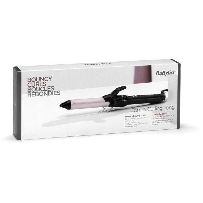 Boucleur - BaByliss - C325E Curling Tong - 25 mm - Pour des Boucles Rapides et Rebondies