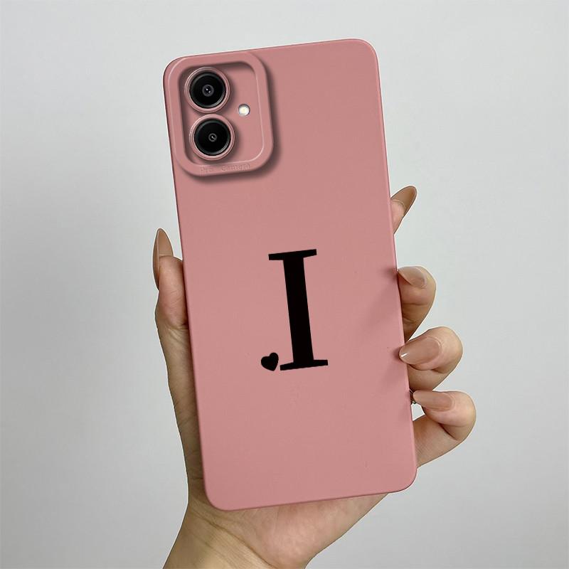 Case For Samsung A07 Cute Lover Letters Soft Phone Back Cover For Galaxy A07 4G Full Protection Liquid Silicone Shockproof Funda