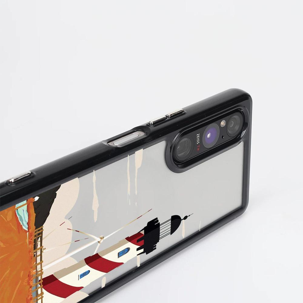 Coque de téléphone transparente rigide pour Sony Xperia 1 V VI VII VIII Xperia 5 V Xperia 10 V VI VII / Coque Sony antichoc