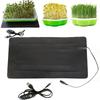 8.5W Plant Heat Mat PVC Leather Plant Warming Mat Indoor USB Warm Hydroponics Heating Pad For Indoor Plants Reptiles