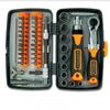 38 Pcs CRV Anti-Slip and Sweat-Proof Handle Multi-Purpose Ratchet Screwdriver Set for Handle Wrench Bit Repair Combination Tool