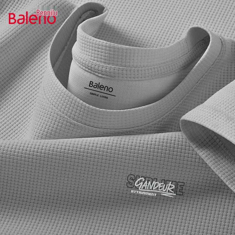 

Baleno Men s Waffle Knit Short Sleeve T-Shirt XL