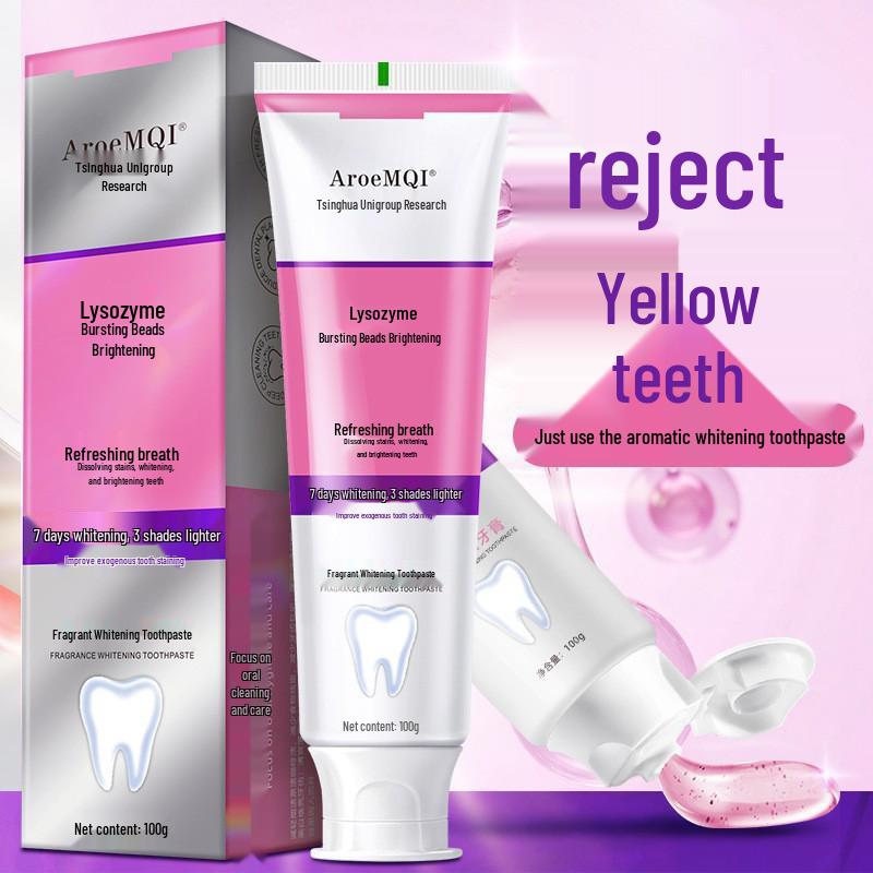 One-Second Burst Bead Whitening Toothpaste - Color Repair, Stain Dissolving, Fresh Breath