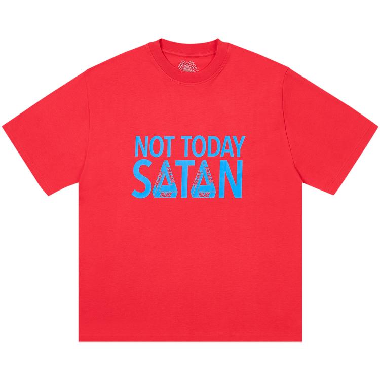 

Palace Nicht Today T-Shirt Tomato Red Unisex Tops P27TS286 L