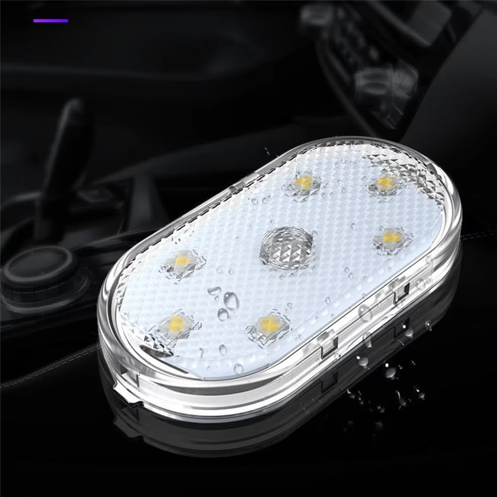 Luz de Ambiente UrbanPulse, Luz Interior, Luz LED Táctil para Coche, 2 Piezas, Luz para Coche, USB