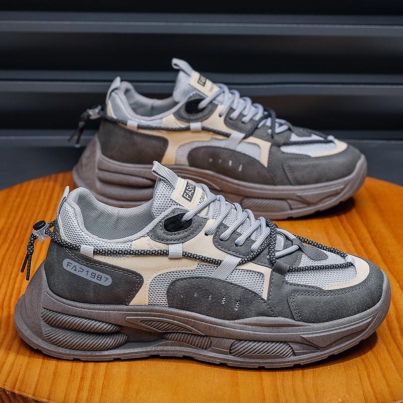 Fashion Fashion Men Sneakers Spring Breathable Comfort Air Cushion Running Shoes Outdoor Non Slip Wear-resistant Walking Shoe Zapatillas