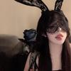 Sexy Lace Long Rabbit Ears Veil Headband Cute Hairpin Flirt Tease Cos Internet Celebrities Selfie