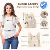 Large Capacity Pet Carrier Backpack Cats Small Dogs Breathable Front Chest Bag Portable Travel
