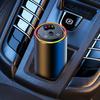 Car Air Freshener With Starry Sky Lamp 3 Color Essential Oil Fragrance Diffuser Auto Sound Pickup Ambient Light Aromatherapy