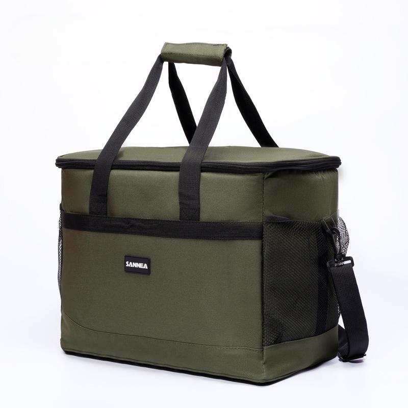 Multifunkční dvouvrstvé chladicí tašky na oběd pro ženy Muži Velkokapacitní cestovní piknikový obědový box s ramenním popruhem