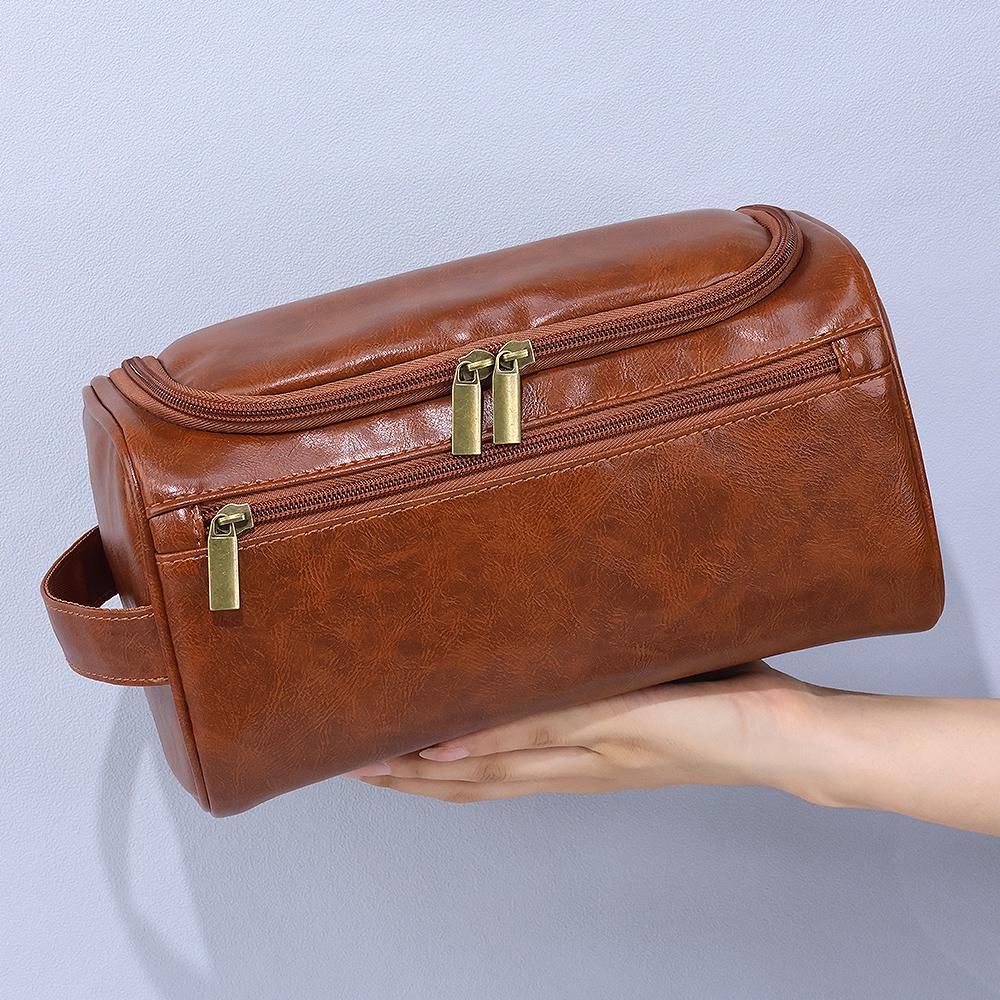 Large Capacity Cosmetic Bag Men Women Dopp Kit Hanging Makeup Storage Bag Wash Organizer Travel Toiletry Bag For Business