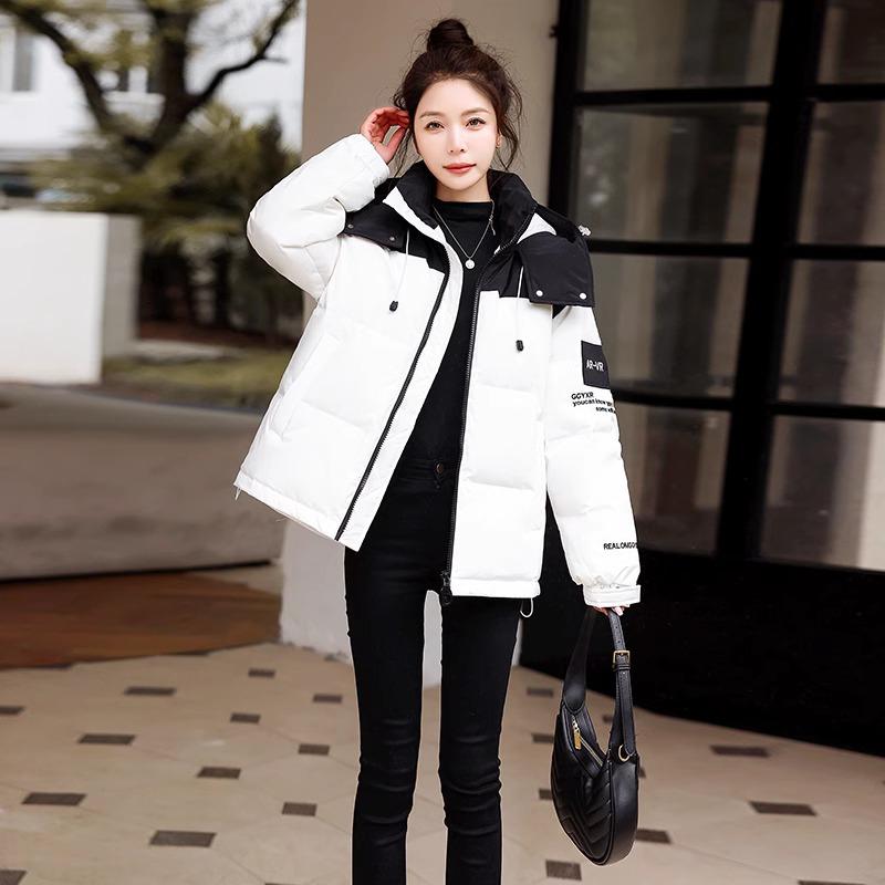 Official down cotton clothes women's winter new short loose thickened small warm jacket tide