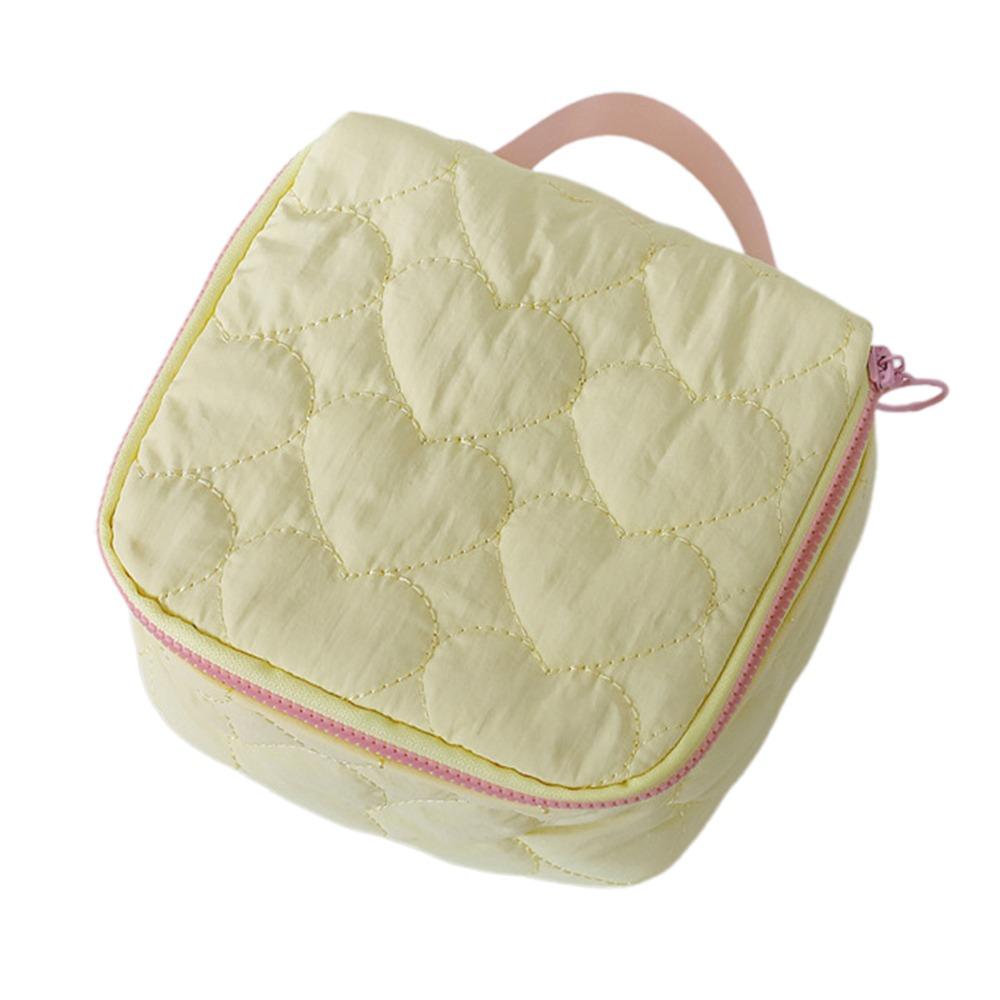 

Sweet Large Capacity Makeup Bag Cute Love Cosmetics Organizer Wash Bag Portable Cosmetic Bag Lady Girl Gift