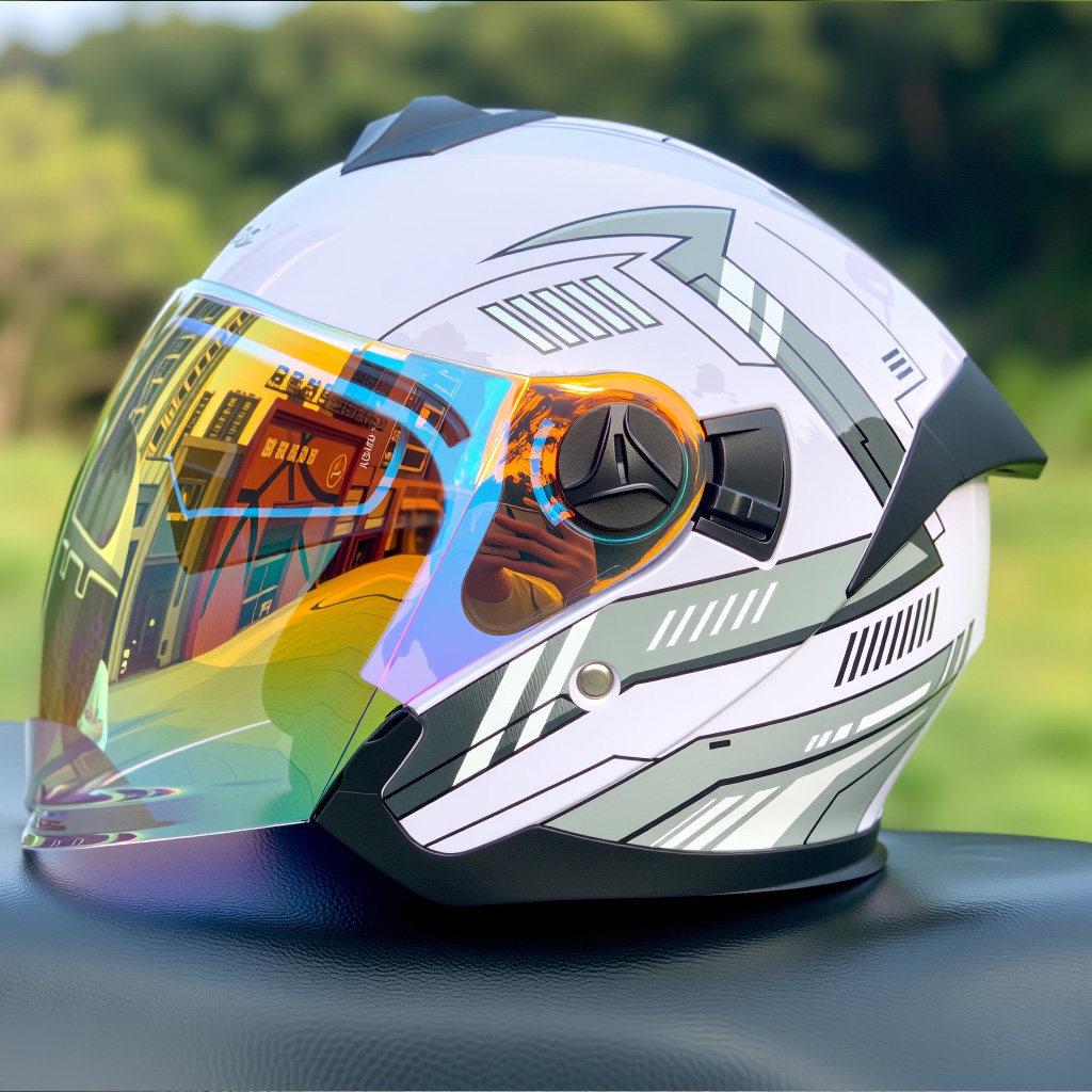 3C Certified Unisex All-Season Motorcycle Half & Three-Quarter Electric Vehicle Safety Helmet Leather