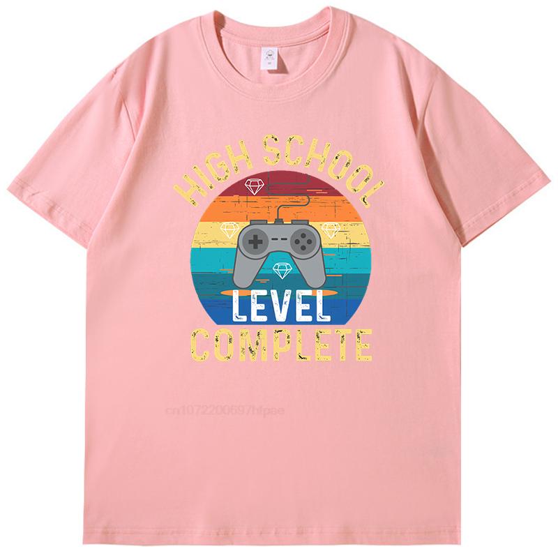 High School Level Complete Gamer Tshirt Summer Tops Tshirt New Arrival Goods New Shirts And Tshirts Cotton Mens Tshirts